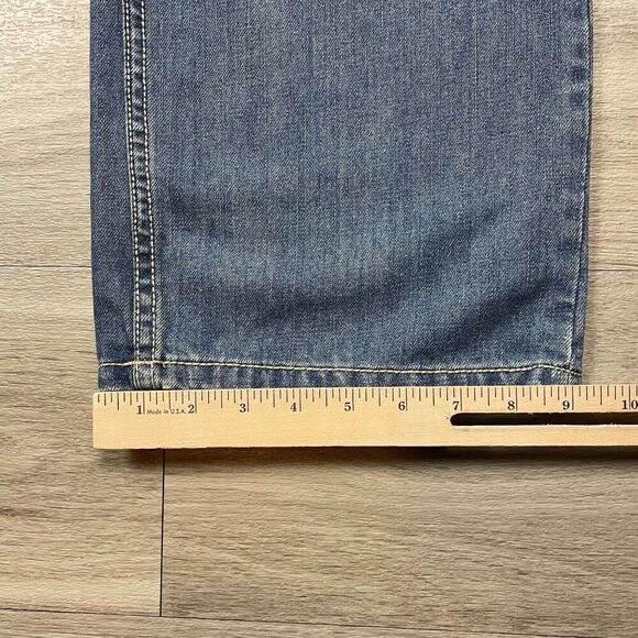 Ecko Unltd Jeans Mens 30 Blue Baggy Straight Denim Y2K - Picture 12 of 13